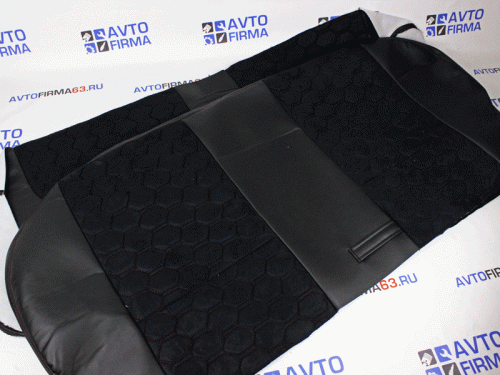 Обивки сидений на ВАЗ из экокожи, алькантара, крупные соты