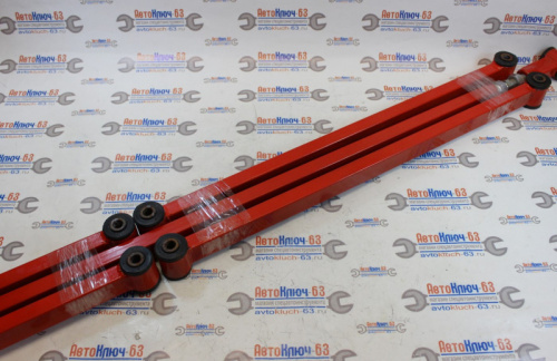 Реактивные тяги Лада Нива 4х4, комплект 5 штук с регулируемой тягой панара CROSS-R Легион в интернет-магазине avtofirma63.ru 