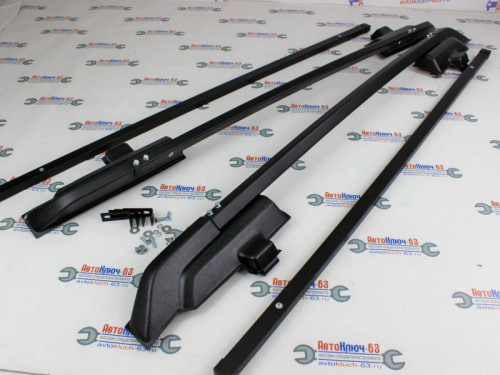 Рейлинги с поперечинами Лада Нива усиленные черный муар профиль 1,35 в интернет-магазине avtofirma63.ru 