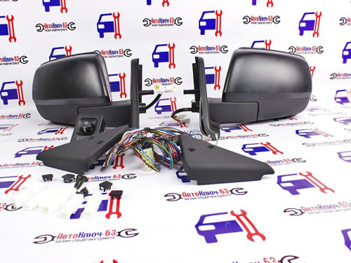 Заводские боковые зеркала в стиле Урбан для а/м 21214 с электроприводом, обогревом, жгуты, джойстик, уголки в интернет-магазине avtofirma63.ru 