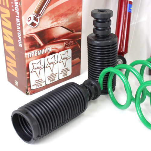 Задние амортизаторы в сборе с занижением -70 мм для ВАЗ 2108-21099, 2113-2115 DEMFI Премиум в интернет-магазине avtofirma63.ru 