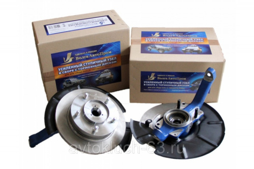 Усиленный ступичный узел для 2121, 2123 с усиленной ступицей 2123 под 24 шлица с тормозным диском, ВАП на Лада 4x4 Нива