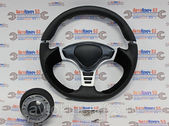 Руль спортивный для автомобилей ВАЗ с анатомической формой (62)