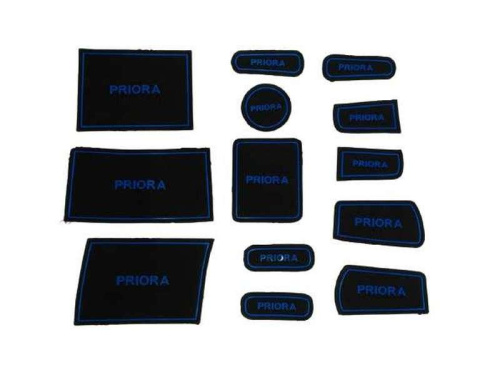 Силиконовые коврики на панель приборов Приора