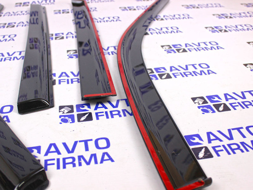 Дефлекторы (ветровики) для окон накладные неломающиеся Samurai для Лада Калина универсал Voron Glass в интернет-магазине avtofirma63.ru 