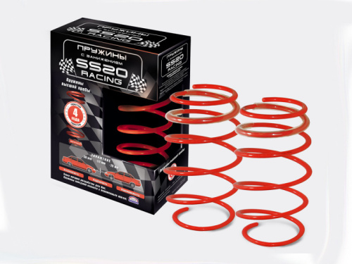 Передние пружины Лада Приора -30мм SS20 Racing холодной навивки в интернет-магазине avtofirma63.ru 