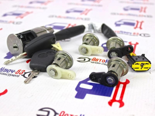 Замок зажигания в комплекте с цилиндрами замка на Лада Ларгус в интернет-магазине avtofirma63.ru 