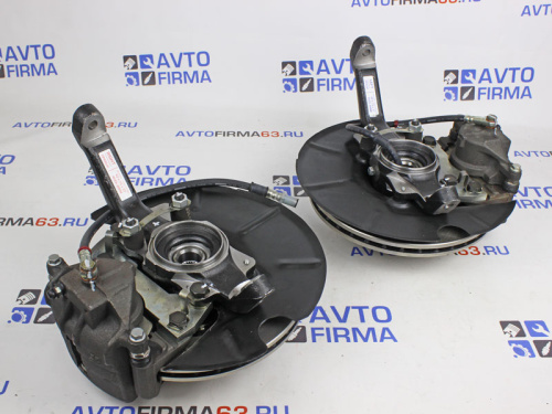 Усиленные нерегулируемые ступицы в сборе с вентилируемым тормозным диском для литых дисков 2121-2123 на Лада 4x4 Нива