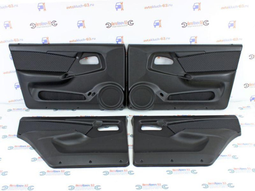 Обивки дверей Люкс с тканевой вставкой для а/м 2109, 21099, 2114, 2115