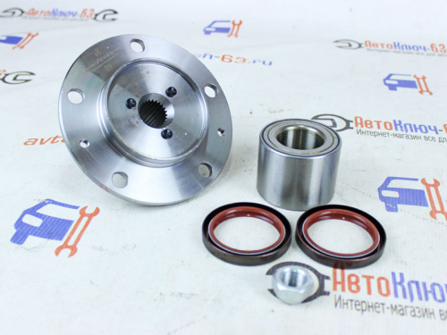 Ремкомплект усиленного ступичного узла с внешним креплением тормозного диска со ступицей 24 шлица для 2121 и 2123 на Лада 4x4 Нива