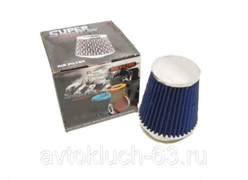 Фильтр воздушный, синий компакт (1215), Power Flow