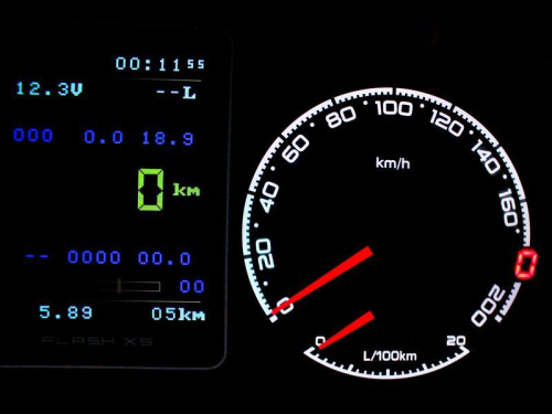 Комбинация приборов электронная для а/м 2110-2112, 1117-1119, 2170-2172, с евро панелью, FLASH-Х5
