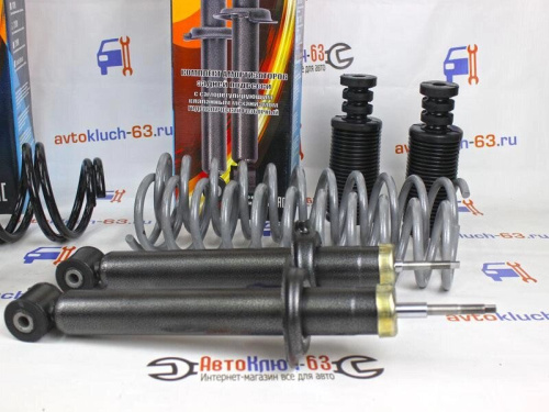 Комплект стоек в сборе на Лада Гранта, Гранта FL с саморегулирующимся клапаном, Технологии Будущего в интернет-магазине avtofirma63.ru 