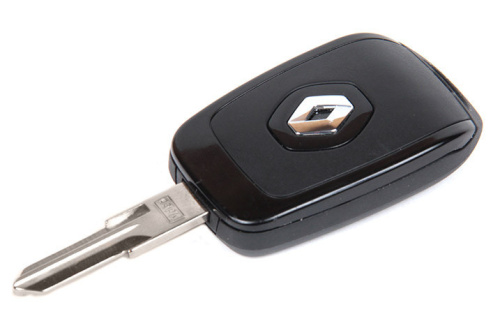 Ключ замка зажигания Renault HITAG 3 PCF 7961 (хром) 2 кнопки в интернет-магазине avtofirma63.ru 