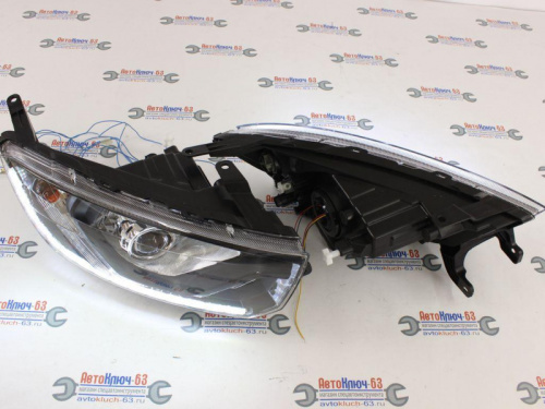 Тюнинг фары Лада Гранта FL с Би линзой