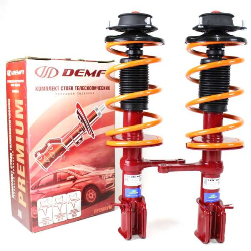 Передние стойки в сборе ВАЗ 2108-21099, ВАЗ 2113-2115 Demfi Premium газомасляные, с занижением -30 мм в интернет-магазине avtofirma63.ru 