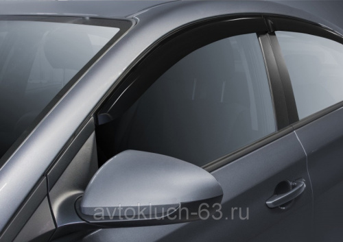 Дефлекторы (ветровики) для окон накладные Hyundai Solaris 2011 седан Voin в интернет-магазине avtofirma63.ru 