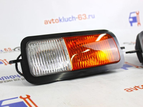 Подфарники нового образца с оранжевым поворотником на 2121