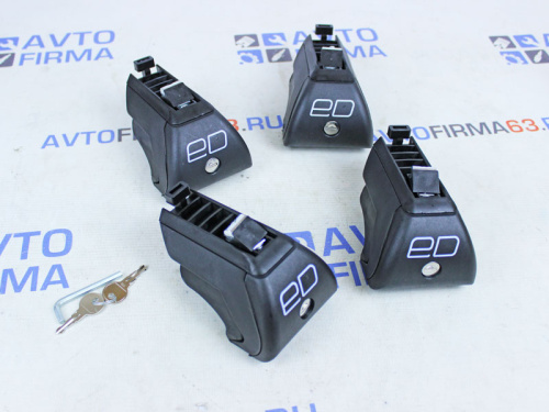 Комплект крепежа Евродеталь с интегрированными рейлингами с замком в интернет-магазине avtofirma63.ru 