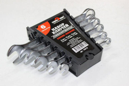 Набор комбинированных ключей 6 предметов холодный штамп PROFFI в интернет-магазине avtofirma63.ru 