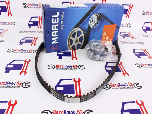 Комплект ГРМ с роликом  для а/м 2192, 2194, 8 кл, MAREL (MKR012) в интернет-магазине avtofirma63.ru 