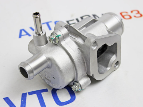 Термостат в сборе со штуцером а/м 1117-1119, 2170-2172, 2180-2181, 2190-2192, 2194 DFT в интернет-магазине avtofirma63.ru 