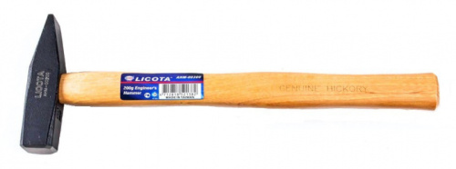 Молоток с ручкой из дерева гикори 200 грамм AHM-00200, Licota