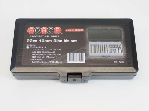 Набор бит Ribe (6-луч. звезда) 22 шт. Force в интернет-магазине avtofirma63.ru 