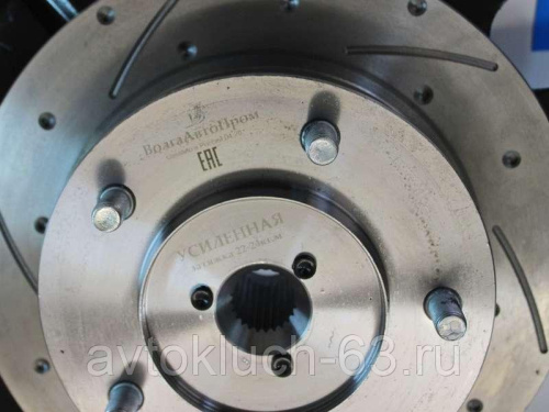 Усиленный ступичный узел, перфорированный диск, усиленная ступица, 24 шлица, АБС для 2121, 2123 на Лада 4x4 Нива