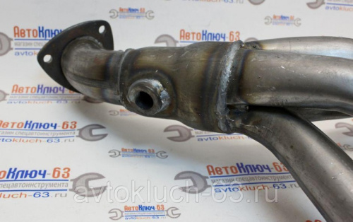 Вставка для замены катализатора (Паук) для а/м 16 клапанный под 2 датчика кислорода