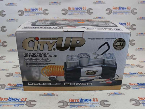 Картинка Автомобильный компрессор двухцилиндровый CityUP AC-620 Double Power в интернет-магазине avtofirma63.ru  Автомобильный компрессор двухцилиндровый CityUP AC-620 Double Power в интернет-магазине avtofirma63.ru