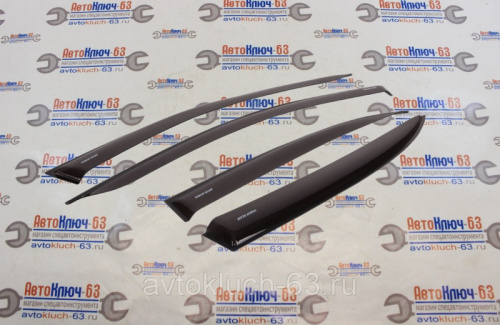 Дефлекторы (ветровики) для окон накладные неломающиеся Samurai 1117-19, Voron Glass в интернет-магазине avtofirma63.ru 