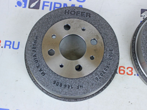 Тормозные барабаны Hofer для а/м 2108-2115, 1117-19, 2170-72, 2190-94 в интернет-магазине avtofirma63.ru 