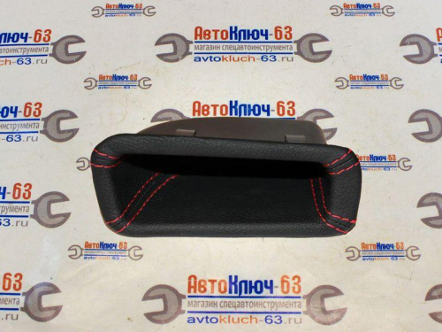 Ручка обшивки водительской двери обтянутая экокожей для Лада Калина 2, Датсун