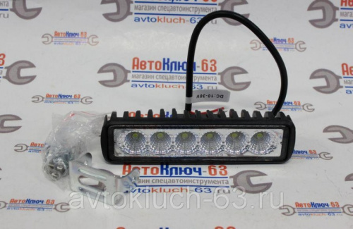 Дополнительная длинная светодиодная фара B2-18W-А ближний свет