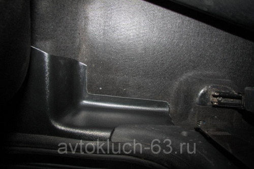 Накладки на ковролин задние Лада Ларгус 7-местн. АртФорм