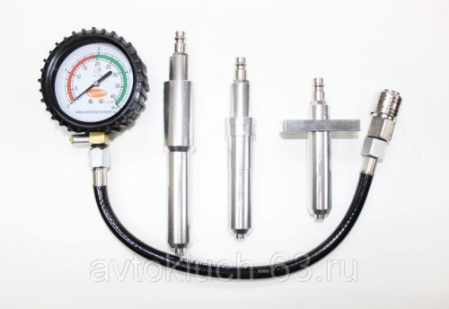 Компрессометр дизельный профессиональный Камаз, МАЗ, ЗИЛ (Бычок) в интернет-магазине avtofirma63.ru 