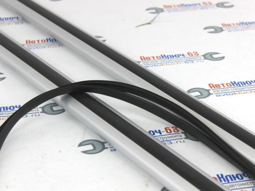 Перекладины с пазами Евродеталь аэро (серебро) 125 см в интернет-магазине avtofirma63.ru 