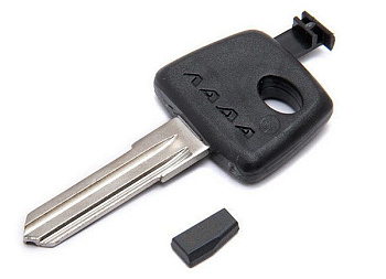 Ключ замка зажигания (рабочий, с чипом) для Лада Приора, Калина, Гранта в интернет-магазине avtofirma63.ru 