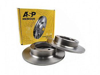 Передние тормозные диски R15 гладкие для Лада Нива и Шевроле Нива ASP в интернет-магазине avtofirma63.ru 