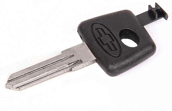 Ключ замка зажигания (рабочий, без чипа) для Шевроле Нива, ВАЗ 2123 в интернет-магазине avtofirma63.ru 