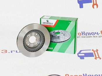 Передние тормозные диски Автореал на ВАЗ 2101-2107 гладкие в интернет-магазине avtofirma63.ru 